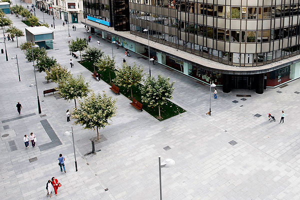 Avenida Carlos III. Pamplona (España)